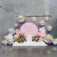 Ballons gonflables géants irisés et brillants pour événements en extérieur – Grandes boules colorées et lisses à prix abordable