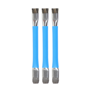 Brosse de nettoyage double face en fil d'acier inoxydable pour cuisinière à gaz profonde et fentes de cuisinière de cuisine - Product Image 1