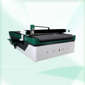 Máquinas cortadoras de tela automáticas CNC de alta velocidad para corte de cuchillos textiles de ropa con alta precisión y buen precio