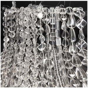 White Crystal Flower Star Butterfly <strong>Round</strong> Square Heart Shape Faceted Glass <strong>Beads</strong> for Jewelry Necklace and Bracelet Making - Product Image 2