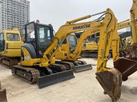Mini-excavatrice sur chenilles Komatsu PC30MR d'occasion, modèle 2012, 2 tonnes, moteur, pompe et roulement 100% d'origine japonaise, pour inspection vidéo et rapport.