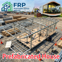 Maison modulaire, maison en FRP, panneau sandwich isolé en polyuréthane haute densité, maison préfabriquée, fournisseur de construction professionnel