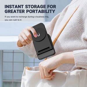 Support de charge sans fil magnétique pliable portable <span class=keywords><strong>3</strong></span>-en-1 Chargeur multi-appareils en déplacement pour iPhone <span class=keywords><strong>AirPods</strong></span> IWatch - Product Image 6