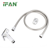 IFAN vente chaude haute qualité ABS Shattaf ensemble toilette douche Bidet Spray Portable Bidet pulvérisateur ensemble pour douche musulmane
