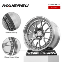 Rines Deportivos de Carreras 5x114.3 5x112 5x120, Ruedas Forjadas Pulimentadas de 18 19 20 Pulgadas, 2 Piezas, para Porsche, BMW M3, M4, Corvette, GTR, Supra
