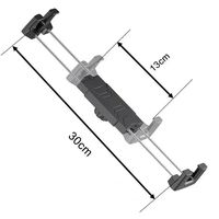 Support de téléphone portable et tablette universel en plastique extensible de 30 cm pour diffusion en direct et utilisation sur ordinateur de 14 pouces