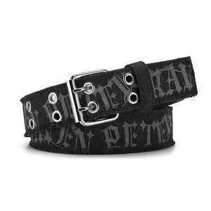 Fashion Double Grommets <strong>Web</strong> Belts Double Hole Vintage Alloy Casual Unisex Custom Nylon Belt Letters Printed <strong>Young</strong> Boys Girls - Product Image 2