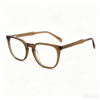 Lunettes optiques classiques rondes anti-lumière bleue en acétate de qualité supérieure, tendance TikTok, unisexes, élégantes