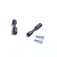Chevilles de vin personnalisées en usine goupille de casier à vin fixée au mur profond porte-bouteille de vin simple droit pièces en aluminium CNC usinage CNC