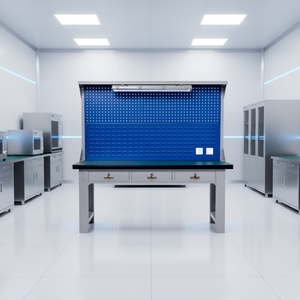 Banc de travail mobile personnalisable avec armoire de rangement pour atelier, idéal pour l'organisation des outils et des postes de travail en entrepôt, support OEM - Product Image 1