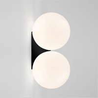 Applique murale LED nordique en fer, style moderne, avec boule de verre, pour hôtel, restaurant, chambre, salon, bureau