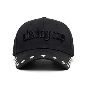 <span class=keywords><strong>2025</strong></span> Chất Lượng Cao Có Cấu Trúc 5 Bảng Điều Chỉnh Da Lộn Mềm Cong Brim Stain Lót Tùy Chỉnh Thêu Logo Bông Ngoài Trời Mũ Bóng Chày - Product Image 2