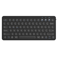 2.4G BT Dual Mode Multi Devices Portable 78 Touches Léger Élégant Simple et Pratique Ordinateur Bureau Clavier Sans Fil