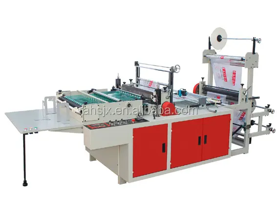 RDY-700 Fully automatic polythene glue patch handle bag sealing and cutting shopping bag making machine