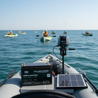Batterie LiFePO4 semi-solide compacte JREPOWER 36V 50Ah pour bateaux de plaisance/camping-cars, légère, pour moteurs de pêche à la traîne, camping, 6000+ cycles, IP67