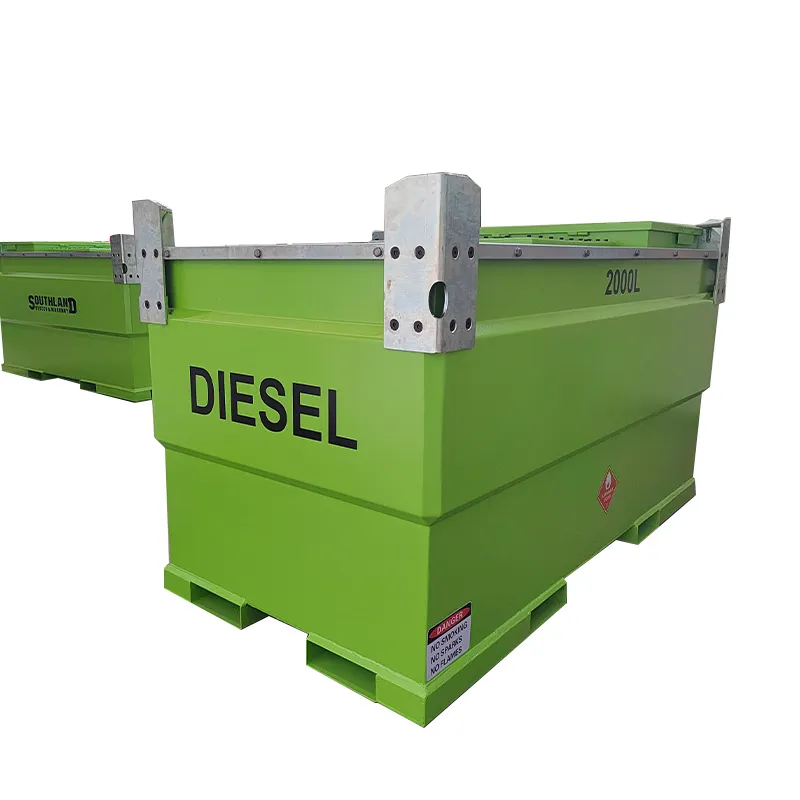 Tanque de armazenamento de óleo diesel em aço carbono 2000L, tanque de gasolina para automóvel, vendas diretas da fábrica