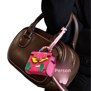 Lindo Llavero de Cuero Mini <span class=keywords><strong>Kelly</strong></span> con Diseño de Monstruo, Monedero Multifuncional con Correa para Llavero, Colgante para Bolso, Regalo Navideño para Mujer - Product Image 5