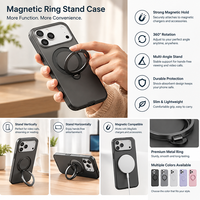 Coque de téléphone magnétique antichoc ultra-fine avec support pour iPhone 18 17 16 Pro Max – Vente en gros