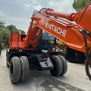 Excavadora de Ruedas, Excavadora de Ruedas Usada Hitachi Ex100WD, Excavadora de Ruedas Hitachi ex100wd ex160wd - Product Image 6