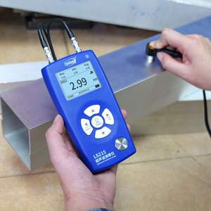 LS215 Cost Effective Ultrasonic Thickness <b>Tester</b> Non Destructive for Metal Plastic Ceramic Glass Multi Probe Application - Product Image 1