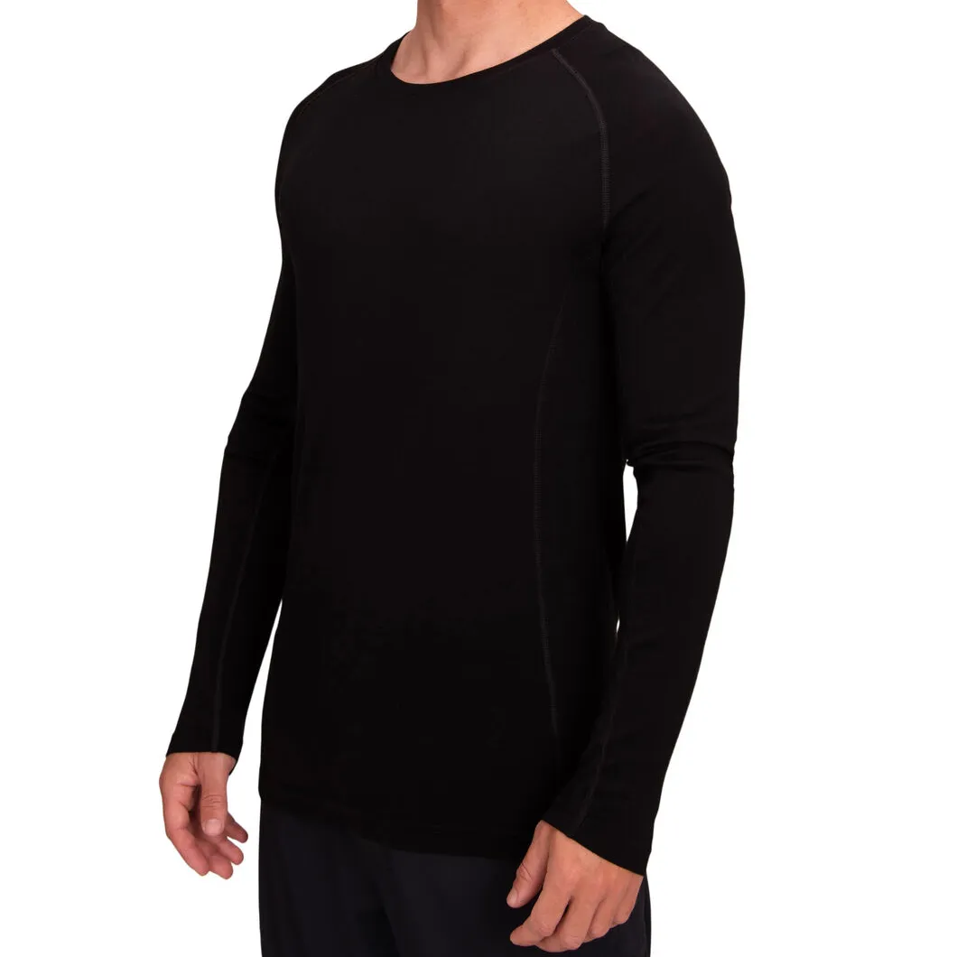 Camisas de lana Merino y ropa interior térmica para hombre 150 Top de manga larga