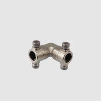 Raccord de pulvérisation en laiton haute pression 9,52 mm, coudé, 200 bars, pour brumisation, alimenté par l'eau, pour jardinage et usage agricole