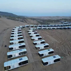 Estructura de acero para acampar Hotel de lujo Modular Apple Space Capsule Casa prefabricada High-End Integrated Modern Homestay - Product Image 4
