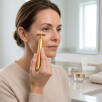 Appareil de lifting du visage en forme de V, masseur facial en aluminium avec vibrations élevées pour le raffermissement de la peau du cou, outil de beauté