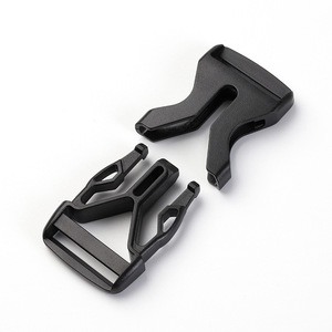 หัวเข็มขัดปรับได้ เส้นผ่านศูนย์กลางภายใน 25 มม. พลาสติก ชนิดห่วงรูปตัว D อุปกรณ์เสริมสายรัดกระเป๋า สีดำล้วน ทนทานต่อการสึกหรอ สปริง 2023 - Product Image 3