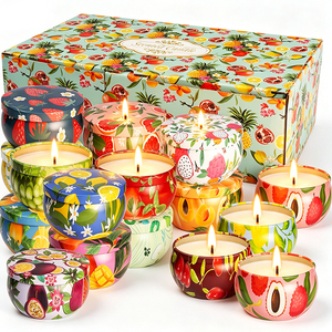 Premium Candle Jar Lid And <b>Box</b> Packaging Custom Scented Wax Retail Evaluation Showcase Program <b>Collection</b> Elegant - Product Image 1