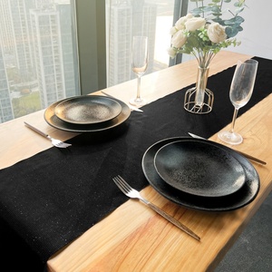 <span class=keywords><strong>Camino</strong></span> <span class=keywords><strong>de</strong></span> <span class=keywords><strong>mesa</strong></span> <span class=keywords><strong>de</strong></span> doble cara metálico moderno personalizado <span class=keywords><strong>de</strong></span> Navidad <span class=keywords><strong>de</strong></span> lujo para fiesta boda evento en rojo plata oro brillo estilo - Product Image 4