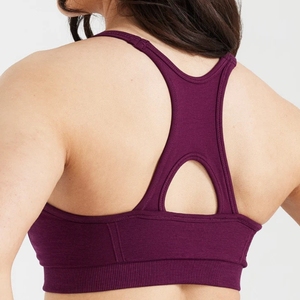 Soutien-gorge de <span class=keywords><strong>sport</strong></span> à bretelles croisées pour la course et le fitness, avec découpe au dos - Product Image 6