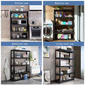 DB Adjustable 5-Tier <b>Metal</b> <b>Shelf</b> for Living Room Bedroom Kitchen Garage Tool Room - Product Image 5