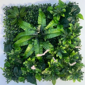 Custom 3D Anti-UV 1x1M Green Jungle Panel Durable Exterior Verde <span class=keywords><strong>Artificial</strong></span> Planta y Hierba Pared 1x1M Tamaño - Product Image 3