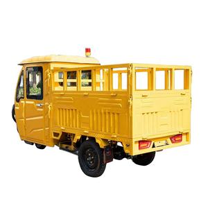 Kustom dewasa tugas berat tertutup taksi tertutup kanopi pertanian atau taksi kargo 3 roda tiga sepeda listrik roda tiga - Product Image 2