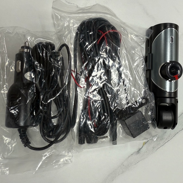 Car Three Recorders with Wifi 4K+1080P Dual Lens Dash Cam GPS Wifi Car DVR Voice Control Night Vision Car Black Box