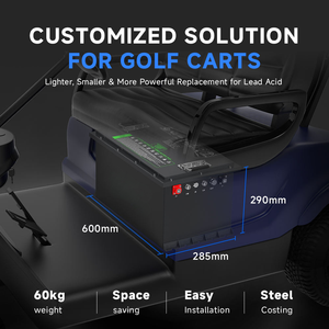 Batería de iones de litio de 48V 51.2V 100Ah 105Ah para carrito de golf y vehículos de turismo - Product Image 6
