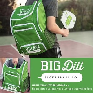 Muestra gratuita: Mochila de pickleball para hombre y mujer, mochila ajustable con gancho para valla, gran capacidad - Product Image 5