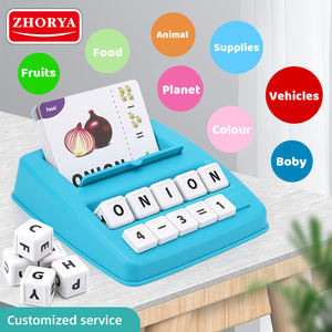 Zhorya Learning Educational Toys 2 <span class=keywords><strong>in</strong></span> 1 Matching Alphabet Words ortografia <span class=keywords><strong>gioco</strong></span> di matematica per bambini - Product Image 3