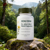 Kapsul Hypericum Perforatum St. John's Wort Standar OEM Label Pribadi Produsen Suplemen Diet Kustom Grosir