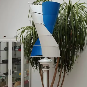 Sistema de Generador Eólico Espiral Dinámico de 300W |   Estación de Energía Híbrida Solar-Eólica para Alumbrado Público y Semáforos - Product Image 5