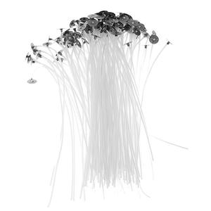 Rauchfreies Aromatherapie-Kerzen kernset 100 Kerzen kerne 100 doppelseitiger Klebstoff ein Fixierer DIY Aromatherapie-Kerzen herstellungs werkzeuge - Product Image 1