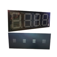 Papan Reklame Elektronik LED Antiair Luar Ruangan Tanda Harga LED Layar Pompa Bensin