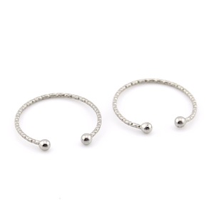 Stainless Steel <b>Ring</b> For Women Adjustable Opening Ball Shape Simple Design Gift Jewelry - Product Image 2