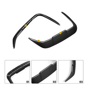 2022 + para <span class=keywords><strong>BMW</strong></span> X3M F97 LCI SQ estilo Prepreg fibra de carbono embellecedor de ventilación lateral trasero F97 parachoques trasero - Product Image 2