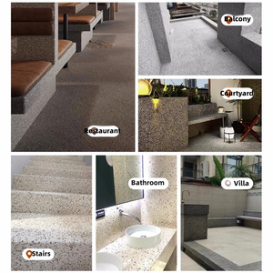 Top Vente Gratté Lavé Pierre Résine Revêtement Matériau Fini Sans Eau Lavage Plancher Mur Utiliser Pierre Revêtement - Product Image 4