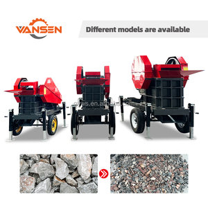 EU Vansen Pe 200*300 250x400 Mini AC Motor Mobile Portable Jaw Crusher Machine Stone Rock Concrete Crusher <b>Mining</b> <b>Machinery</b> - Product Image 4