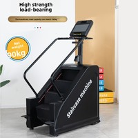 Machine à grimper les escaliers électrique avec écran LCD LED et surveillance de la fréquence cardiaque pour usage commercial en salle de sport