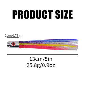 Cabezas de pez a chorro Marlin Atún Torneo Pesca Falda Big Game Señuelos - Product Image 6