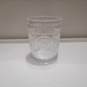 Taza de cristal para el hogar vintage y de alta belleza con flor de <span class=keywords><strong>sol</strong></span> y alivio del jugo de frutas - Product Image 6